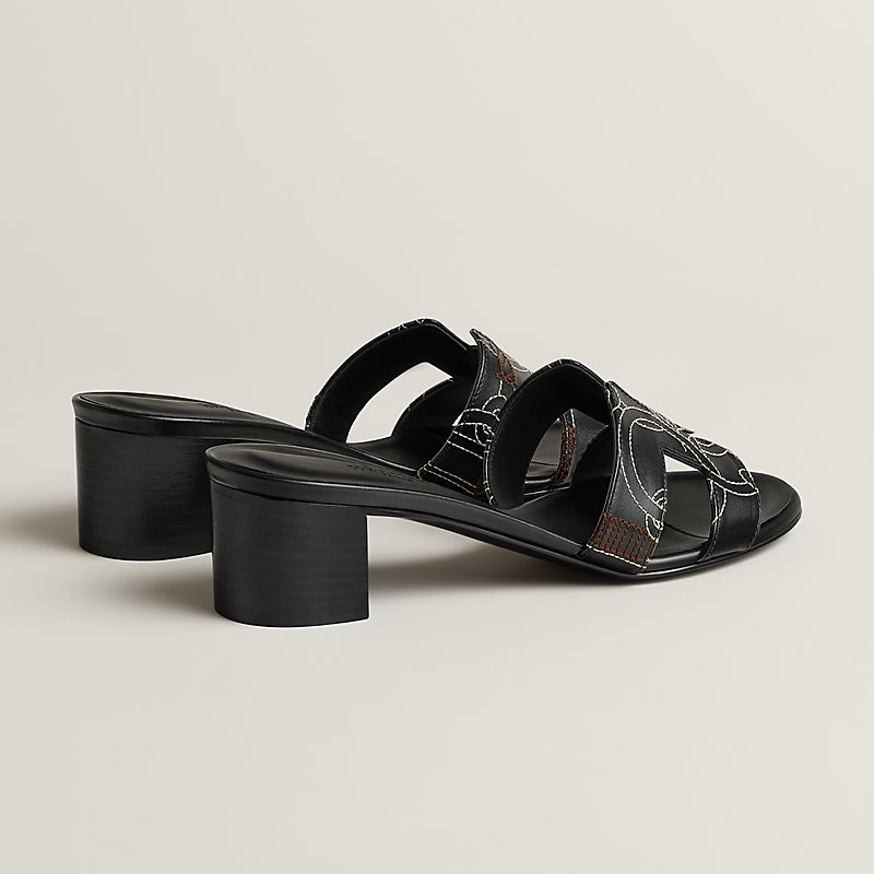 Oasis sandal - Black | Hermès Finland